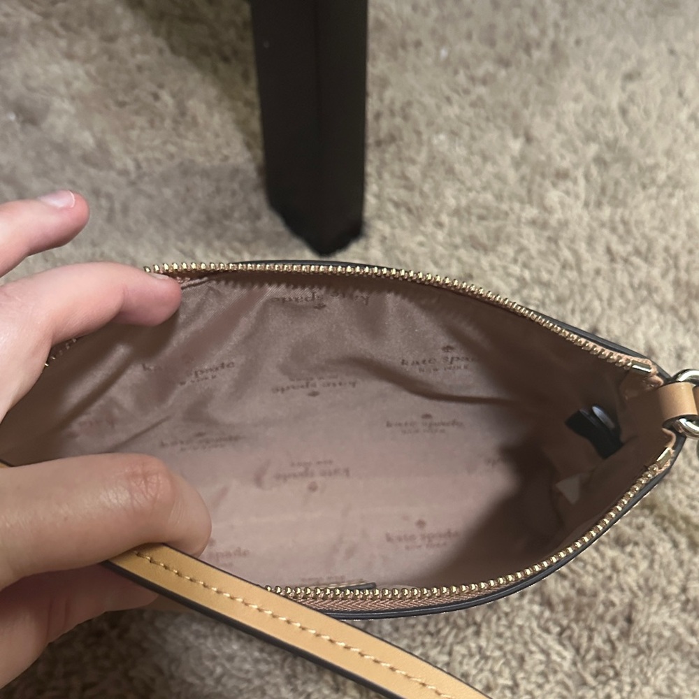 kate spade Tan Leather Crossbody with Tassel Charm - Picture 5 of 6